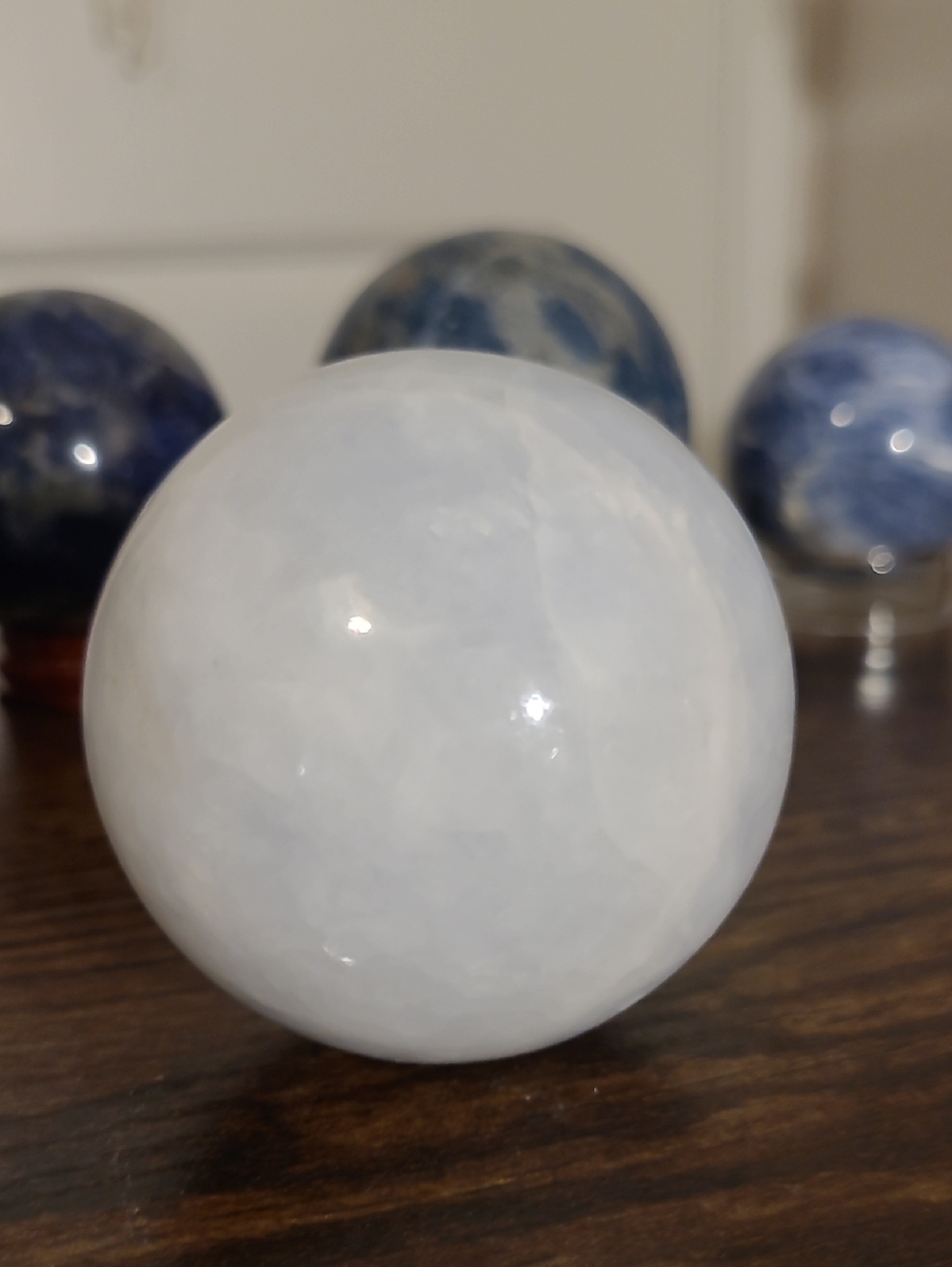 Blue Calcite Sphere